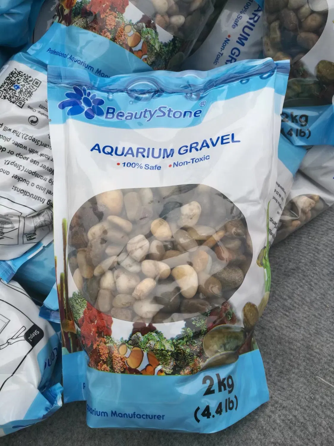 China Decorative River Rocks Landschaftsbau Kieselsteine ​​Gartenkiesel Steine ​​2