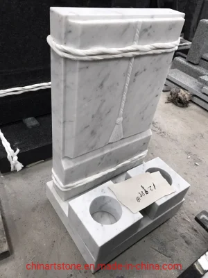 Einfacher Grabstein aus Marmor und Granit für den US-amerikanischen und europäischen Markt
